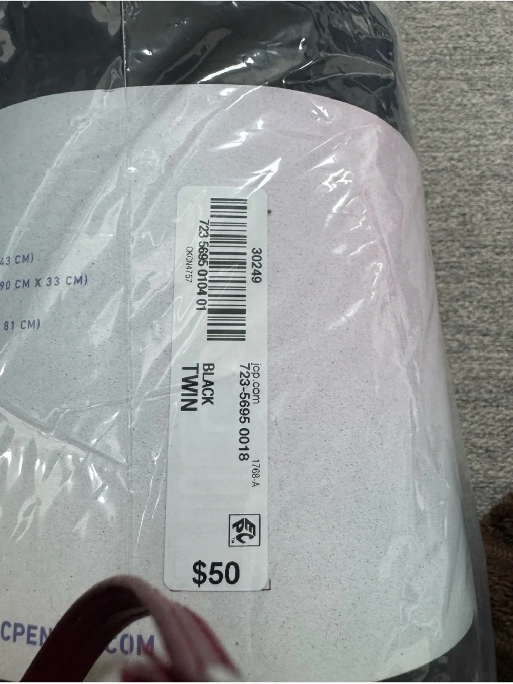 NIP Forever 21 Dorm Home Twin Cooling Sheet Set - Gray/Black - New Bedding 50.00